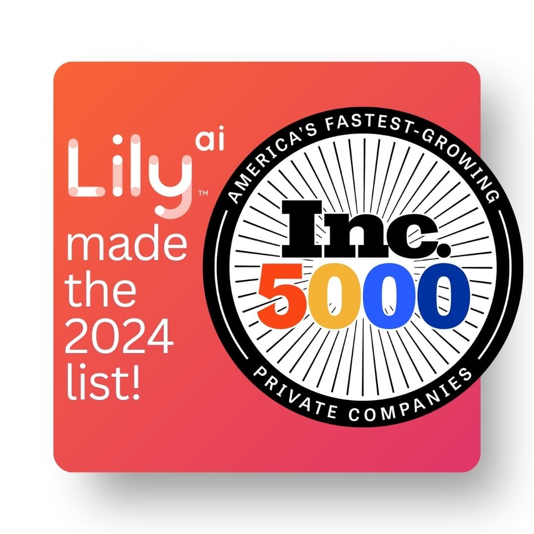 Lily AI joins the ranks as one of the fastest-growing private companies in America, on the 2024 Inc. 5000.